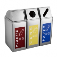 AM-82:ถังขยะแยกประเภท3ช่อง 
Triple Classification Bins